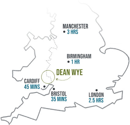 Dean Wye Map